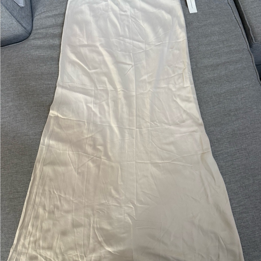 Anthropologie Tilda Maxi Skirt ivory size small NEW
